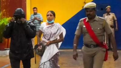  Nalini Sriharan, accused of ex-prime minister Rajiv Gandhi assassination came out of jail