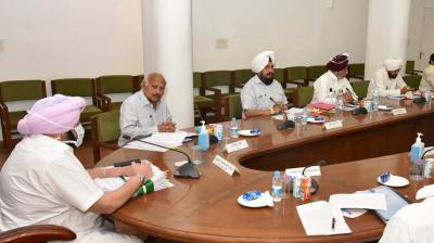  Punjab Cabinet meeting