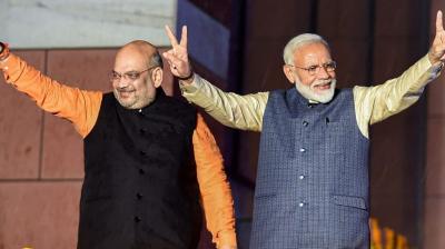 Amit Shah, Narendra Modi 