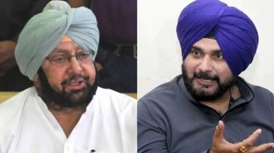 Captain Amarinder Singh, Navjot Sidhu 
