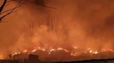 Delhi Rithala metro station fire News