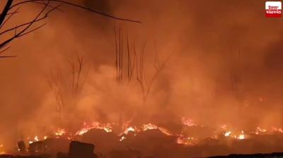 Delhi Rithala metro station fire News