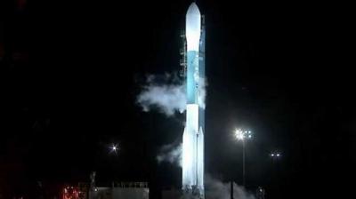 NASA shows a Delta 2 rocket carrying ICESat-2