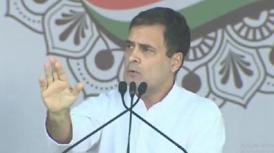 Congress leader Rahul Gandhi