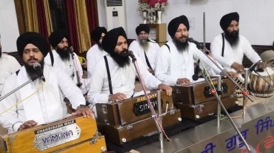  Gurdwara Sri Guru Singh Sabha Phase 11 Mohali conducted Atam Ras Kirtan function