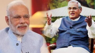 Atal Bihari Vajpayee and Narendra Modi