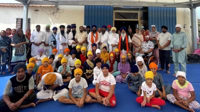  Children's Gurmat training camp concluded at Gurdwara Singh Sabha Puntinia (old building).