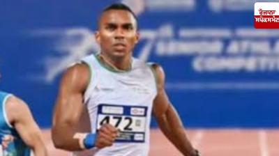 Animesh sets national record in 200 meters