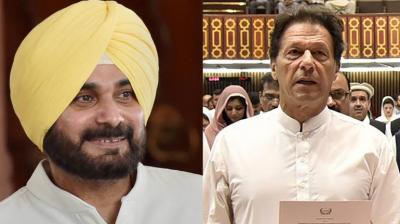 Navjot Singh Sidhu And Imran Khan