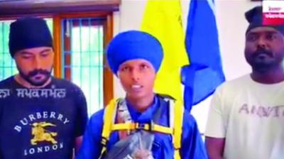 Puneet Singh traveled to the five Takht Sahibs by skating Panthak News