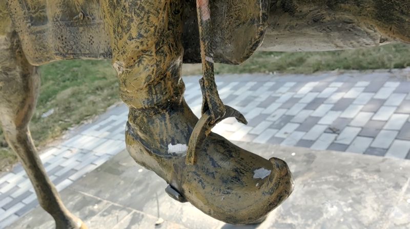  smashed the statue of Maharaja Ranjit Singh