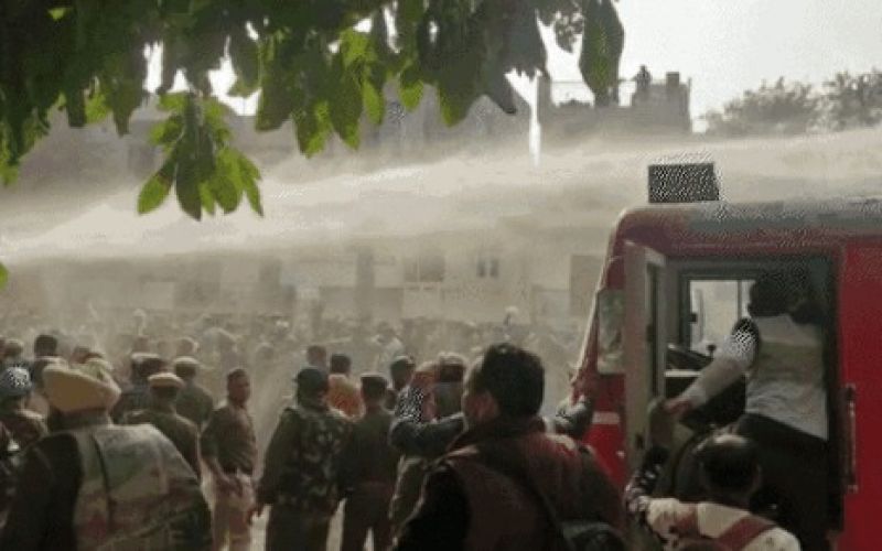 demonstration of employees over OPS