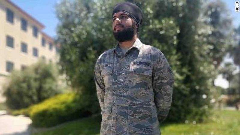 Sikhs sue Marine Corps for the right to wear turbans and beards during overseas deployment, boot camp