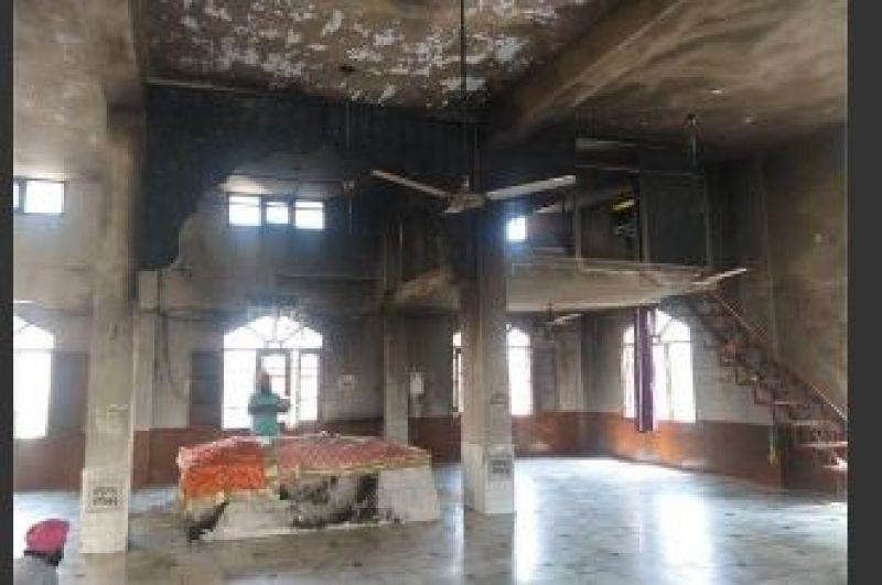 Fire at Gurdwara Sahib