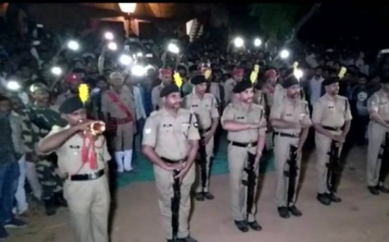 BSF soldier cremated was-cremated in mobile light