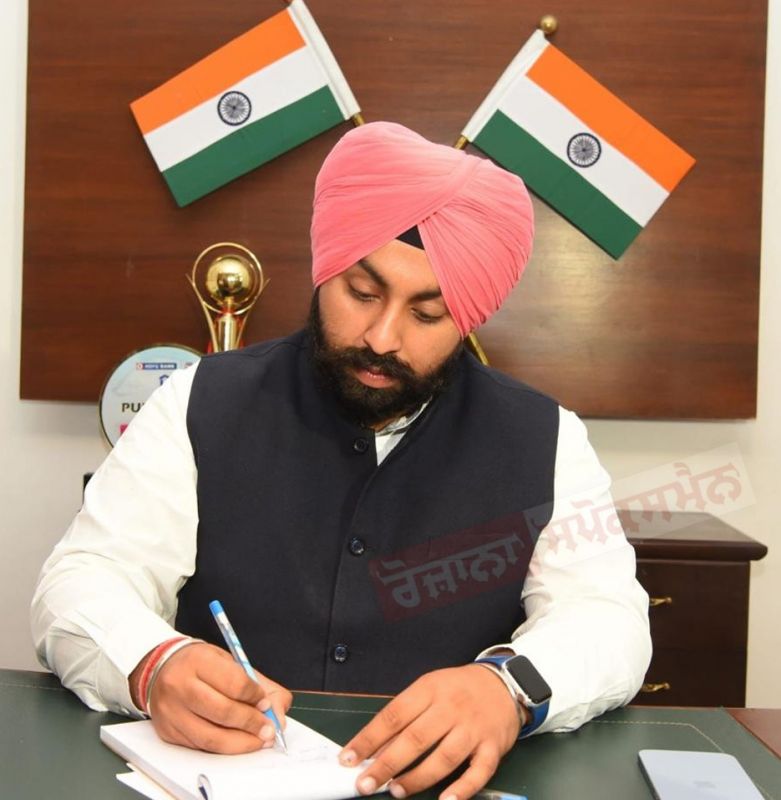 Cabinet Minister Harjot Singh Bains