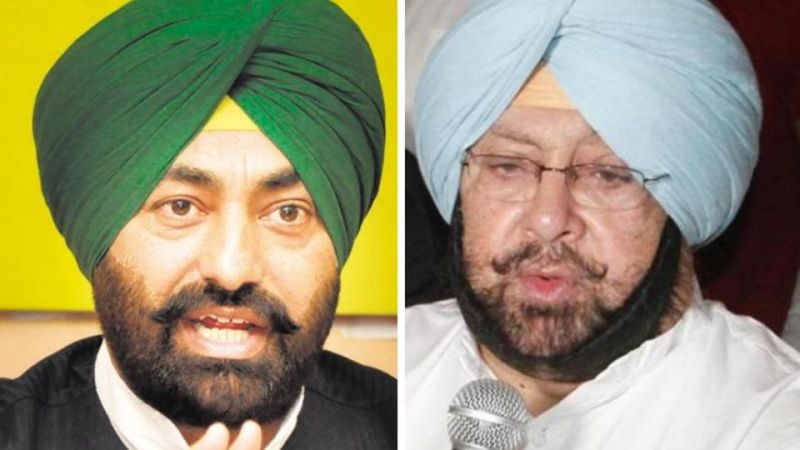 sukhpal khaira & captain amrinder singh