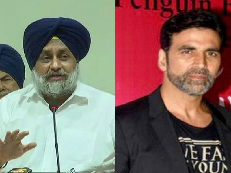 Sukhbir Badal & Akshay Kumar