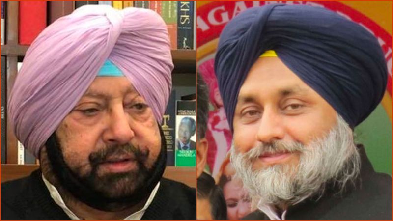 Captain Amarinder Singh, Sukhbir Badal 