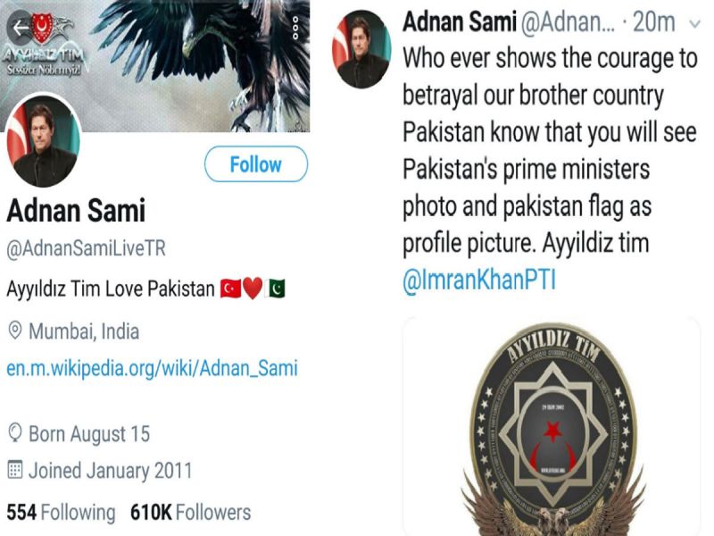 Adnan Sami's Twitter hacked