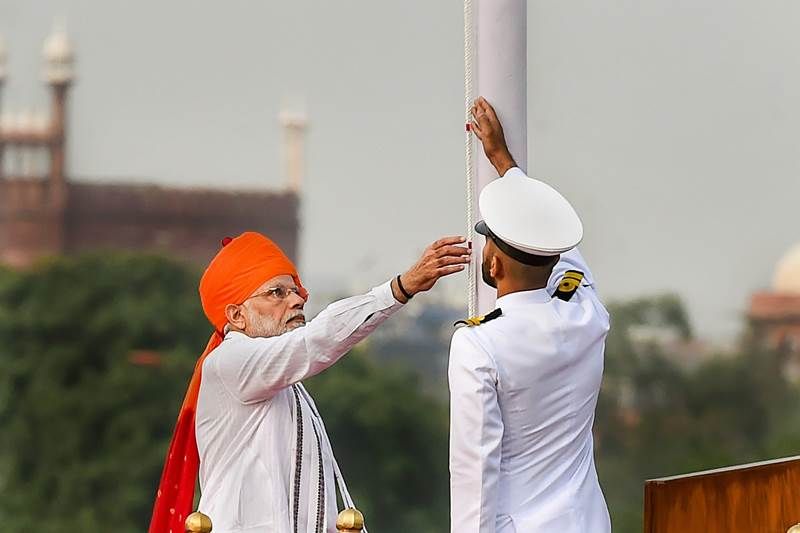 PM Narendra Modi leads India's Independence Day celebrations at Red ...