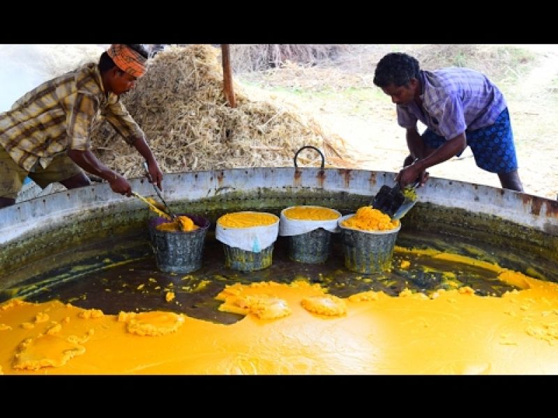 jaggery making
