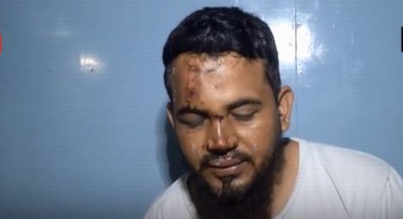 Maulvi complaints hit by car on not sayig jai shree ram