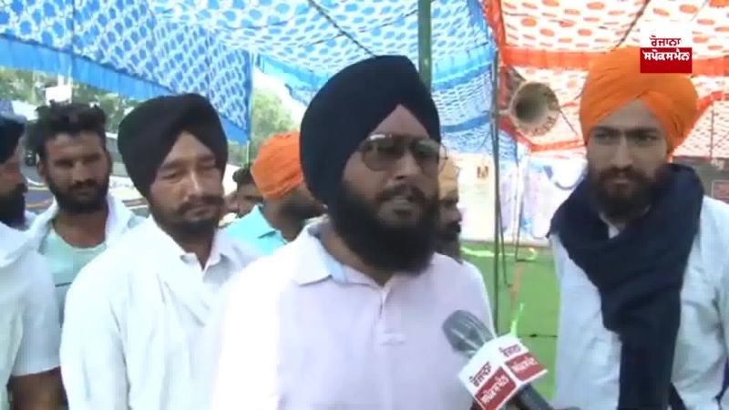 Kisan morcha at Shabhu borde