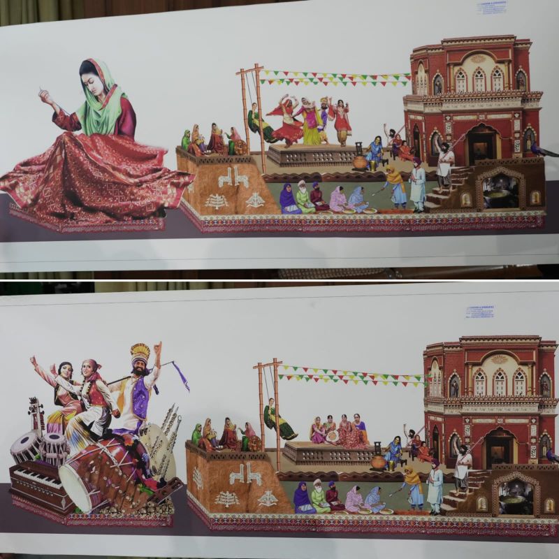Tableau of Punjab for republic day parade