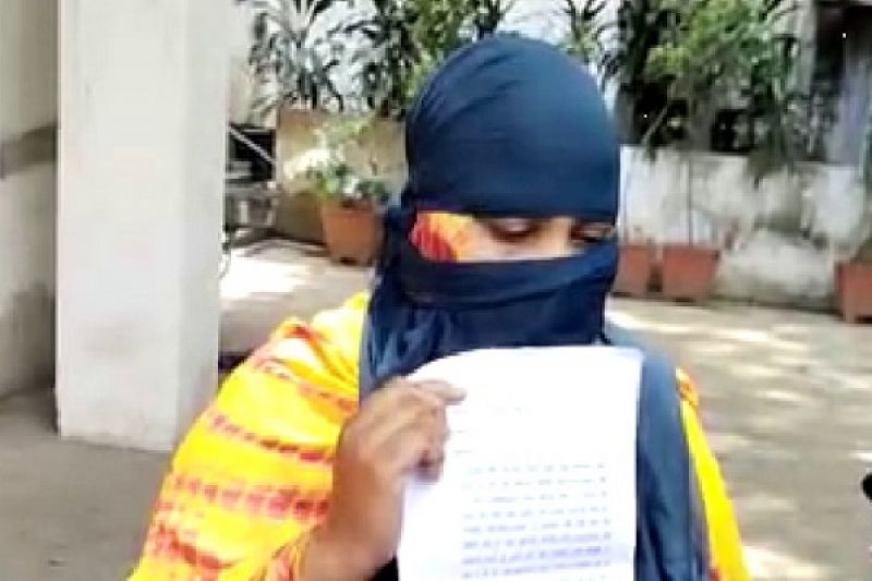 Sub-inspector has been physically abusing a woman