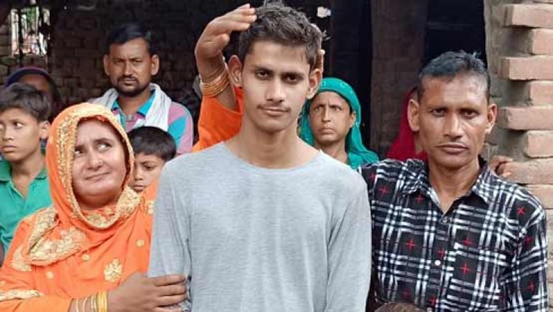 Muslim boy meets parents after 9 years 