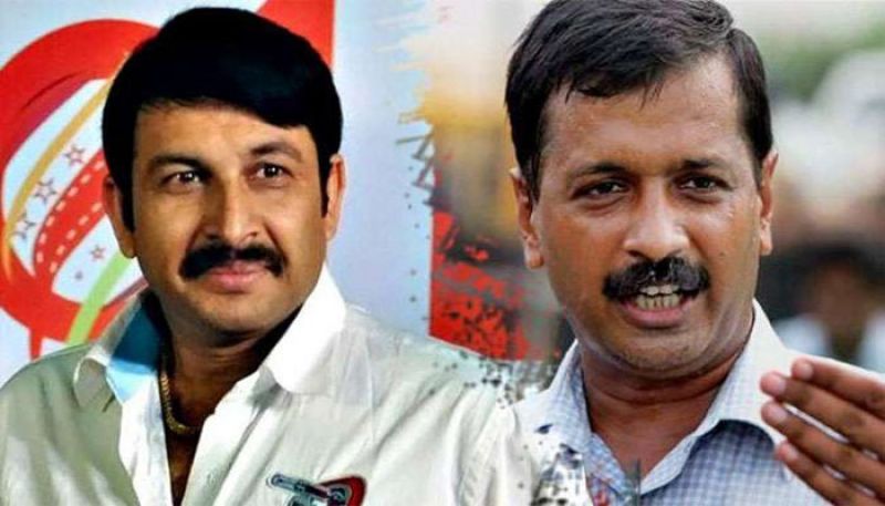 Manoj Tiwari and Arwind 