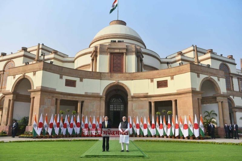 Japanese PM Fumio Kishida and PM Modi