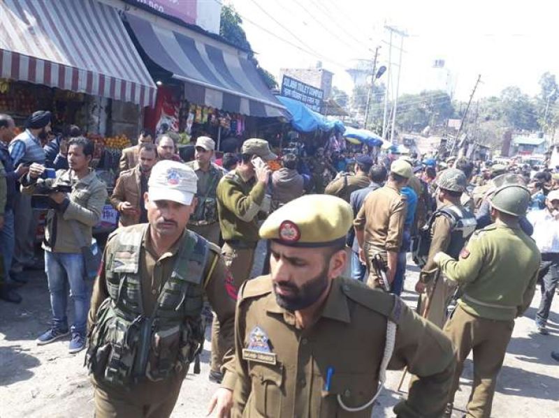 Hand grenade blast in Jammu bus stand one dead and 32 injured