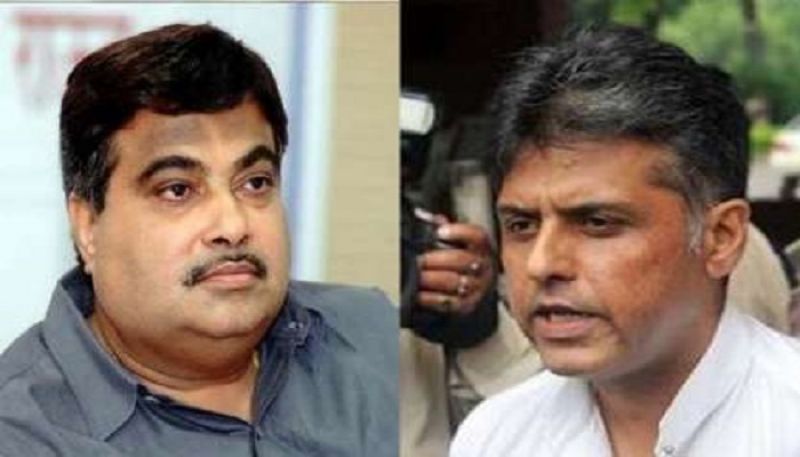 Nitin Gadkari - Manish Tewari 