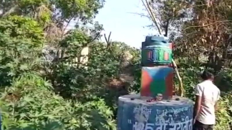 Ambedkars Statue was vandalised by Unidentified Persons Firozabad