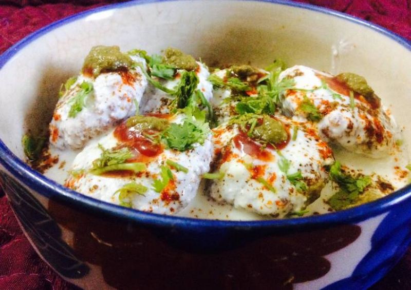 Stuffed Dahi Vada Stuffed Dahi Vada