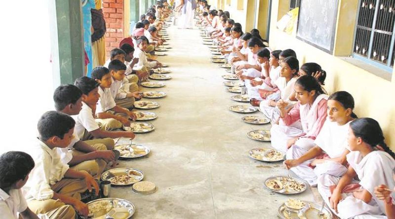 Lizard found in Mid day meal food Lizard found in Mid day meal food