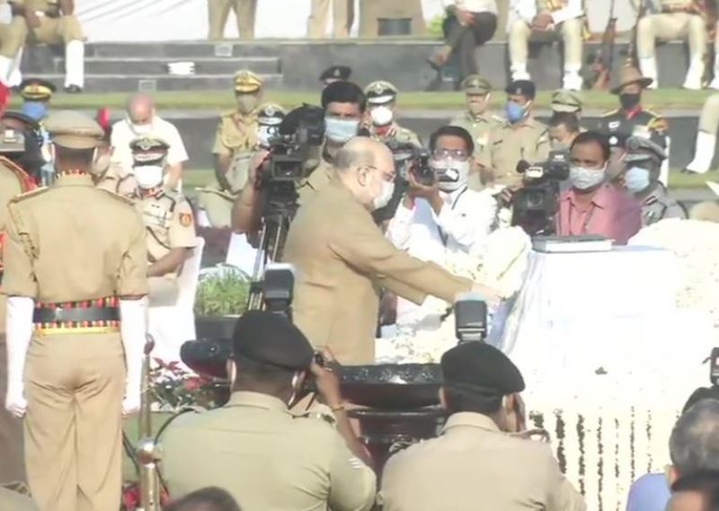 Amit Shah at Police Memorial