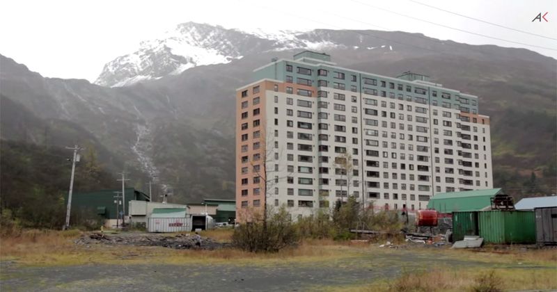 Whittier Alaska one tower