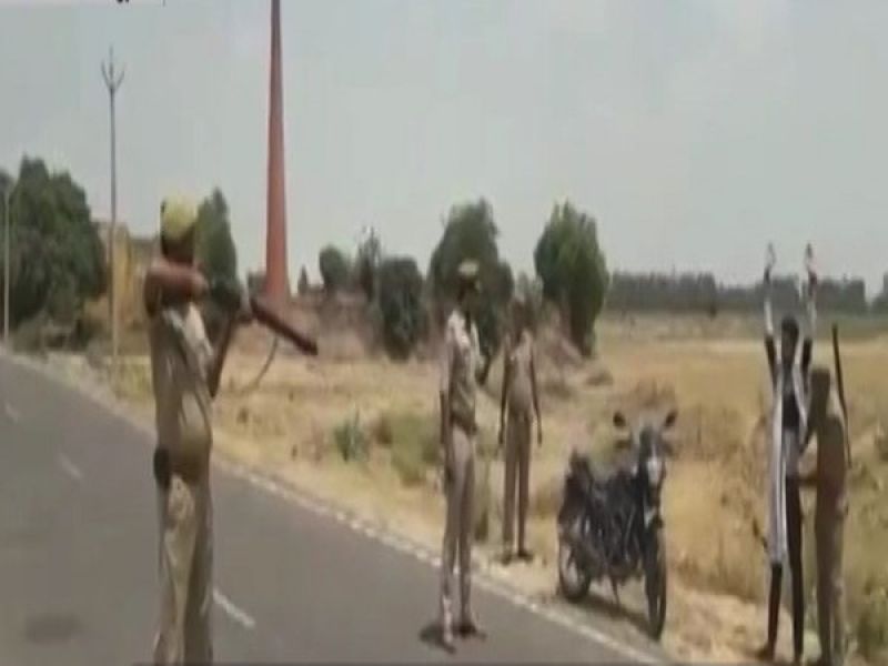 U.P. police frisk bikers at Gunpoint