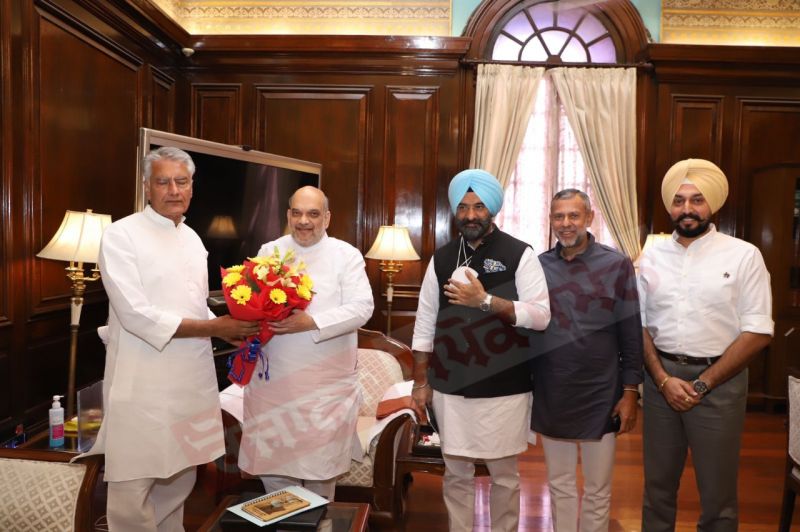 Sunil jakhar Meet Amit Shah