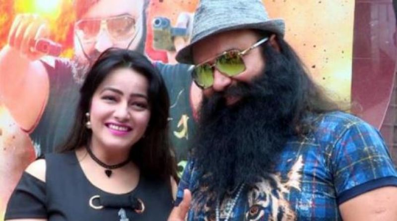 Honeypreet with Ram Rahim 
