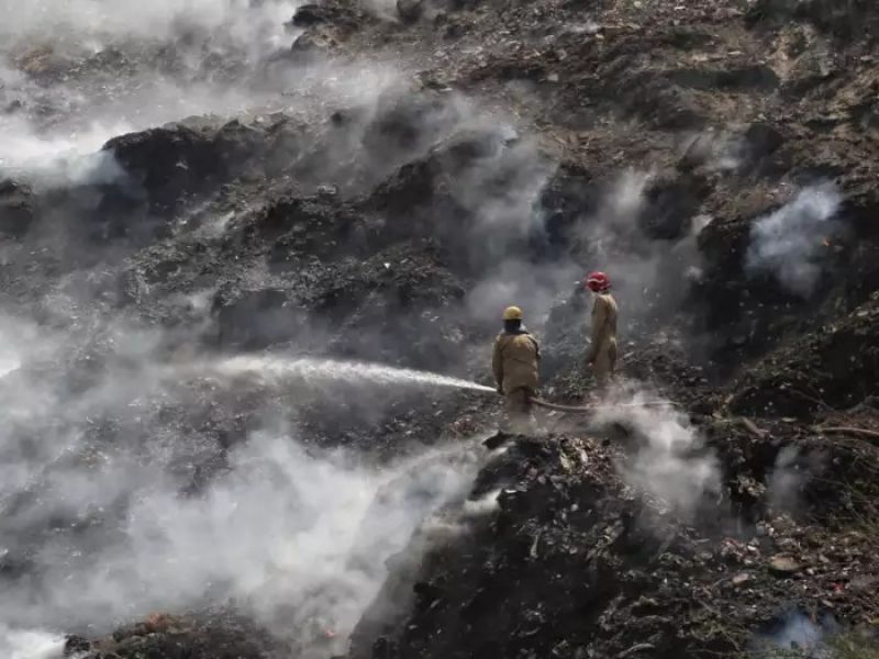 Bhalsawa landfill fire: MCD fined Rs 50 lakh