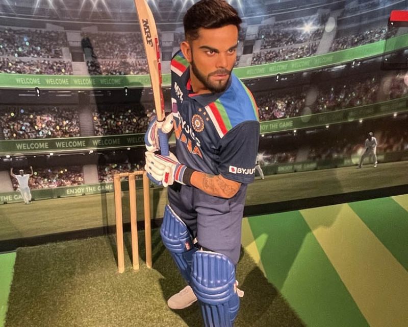Virat Kohli's New Wax Sculptures at Madame Tussaud Museum in Dubai