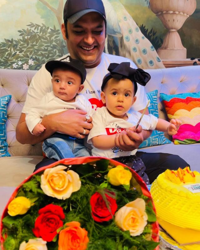 Kapil Sharmashares picture of his son for the first time