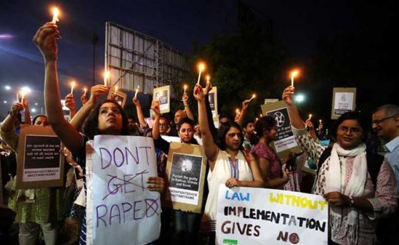 kathua rape and murder case protest