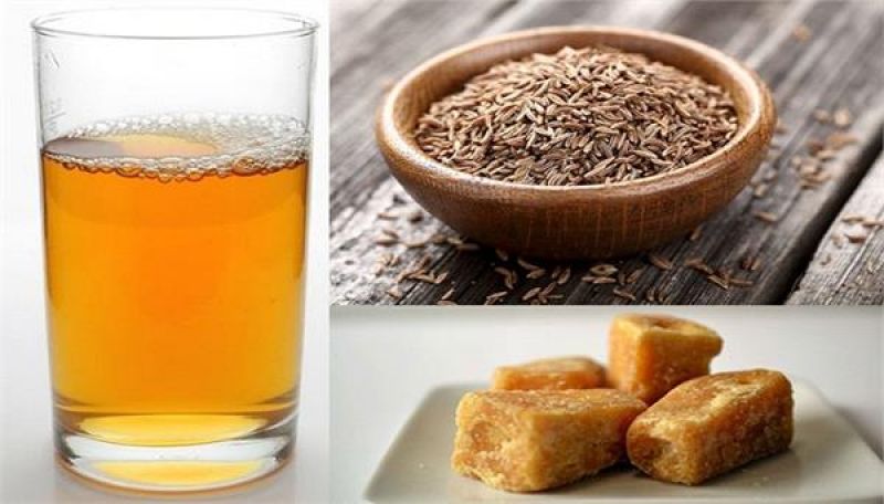 Cumin and Jaggery water