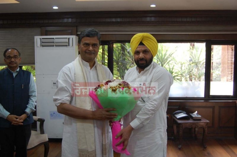 Punjab Power Minister Meets Union Coal Minister And Union Power Minister