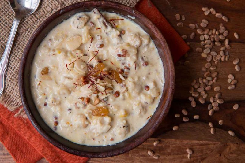 Paneer Kesar Badam Kheer 